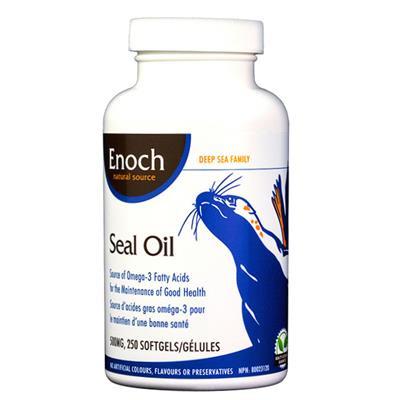 Enoch Pure Harp Seal Oil 500mg 250 Softgels