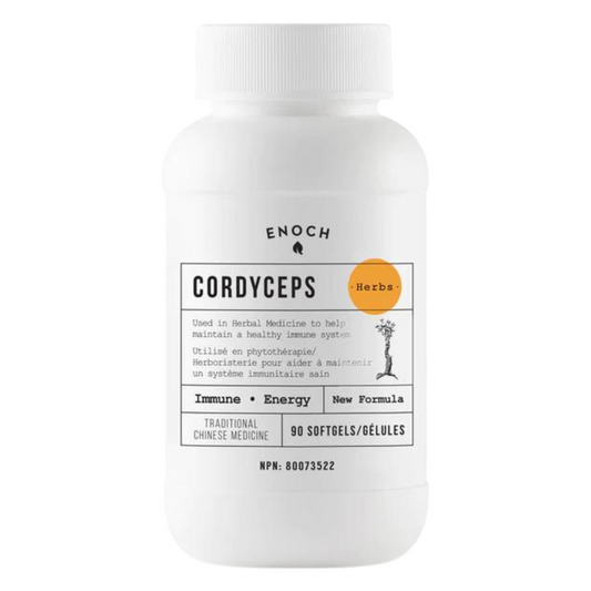 Enoch Cordyceps Extra Strength Plus 90 Softgels NEW Formula